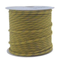 Load image into Gallery viewer, Goldenrod with Black Tracer Paracord (100 Meters)