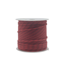 Load image into Gallery viewer, Red with Black Tracer Paracord (100 Meters)