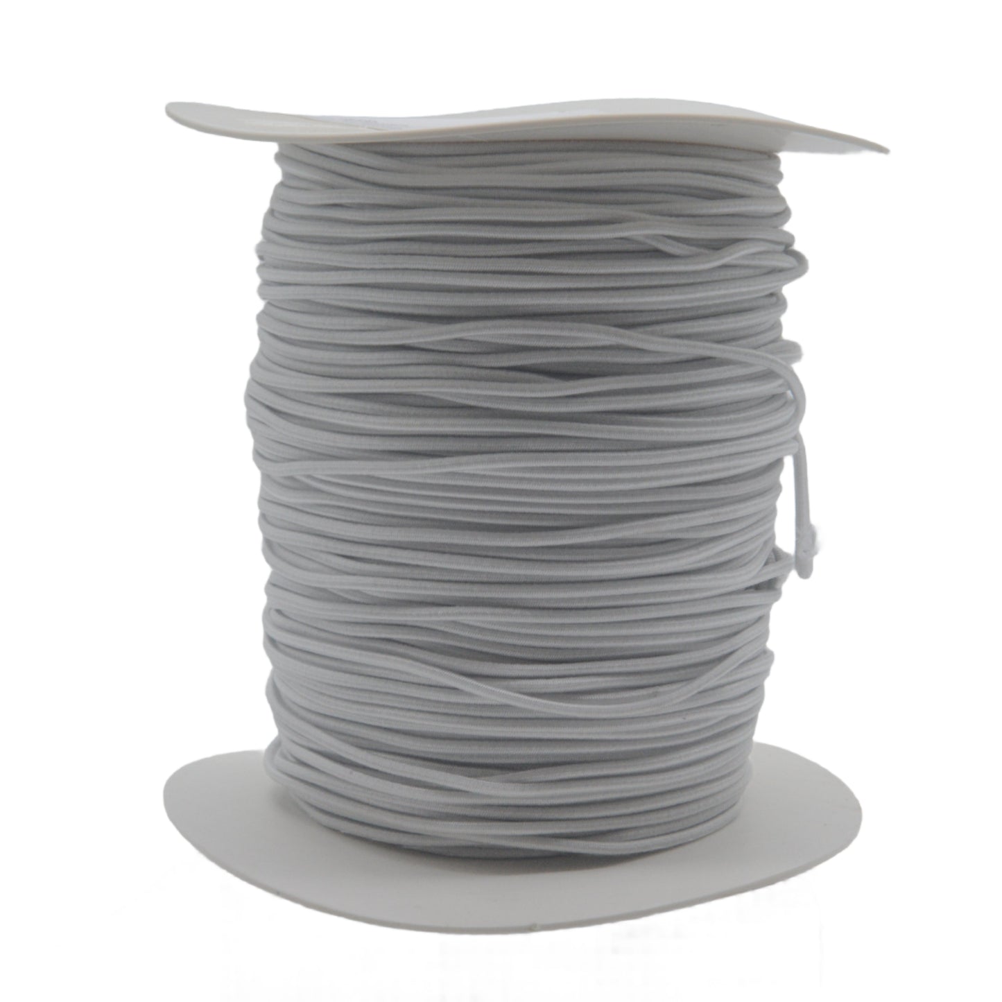 2mm White Round Elastic Cord (50 Meters)
