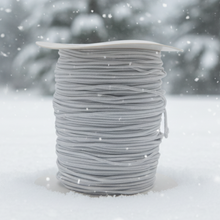 טען תמונה לתצוגת גלריה, מיתר גומי עגול לבן 2 מ"מ (50 מטר)