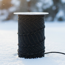 טען תמונה לתצוגת גלריה, מיתר שלדג שחור מנוקד כתום (100 מטר)