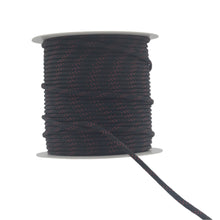 Load image into Gallery viewer, Black with Red Tracer Paracord (100 Meters)