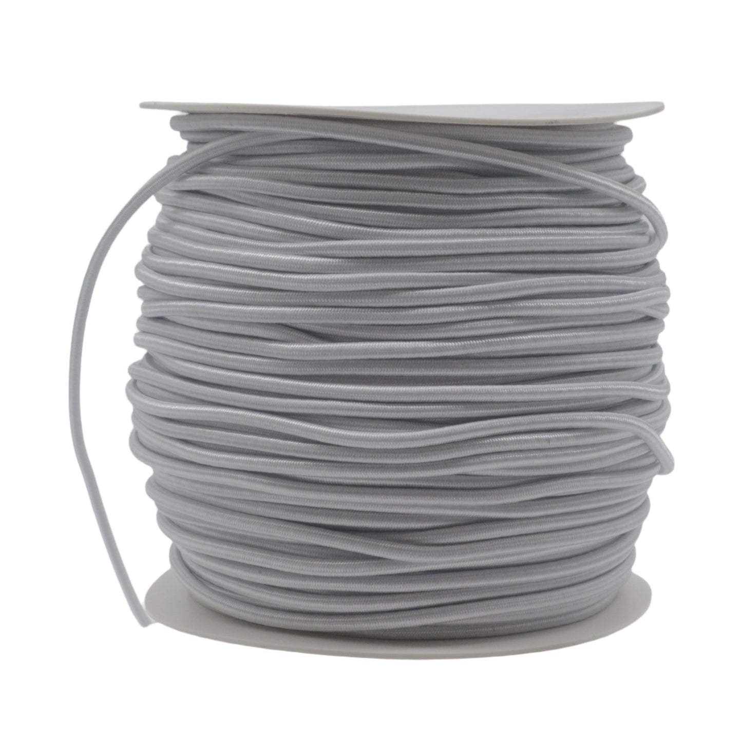3.5mm White Round Elastic Cord (50 Meters)
